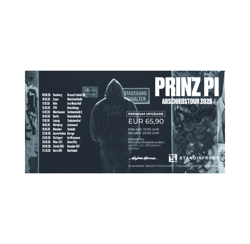 Premium Upgrade-Ticket Abschiedstour 2026