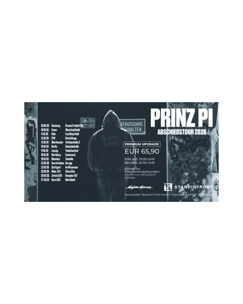Premium Upgrade-Ticket Abschiedstour 2026