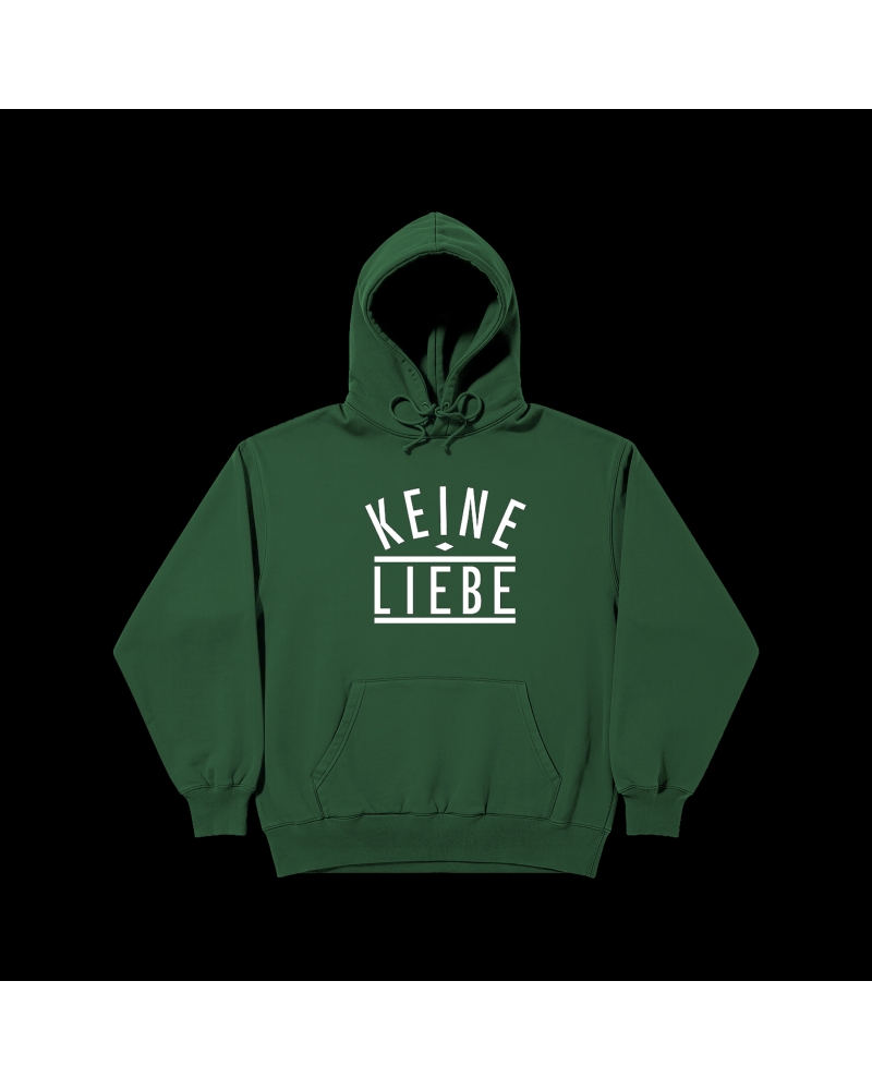 Hoodie Keine Liebe Green