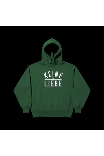 Hoodie Keine Liebe Green
