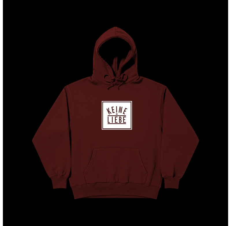 Hoodie Keine Liebe Red