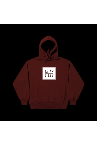 Hoodie Keine Liebe Red