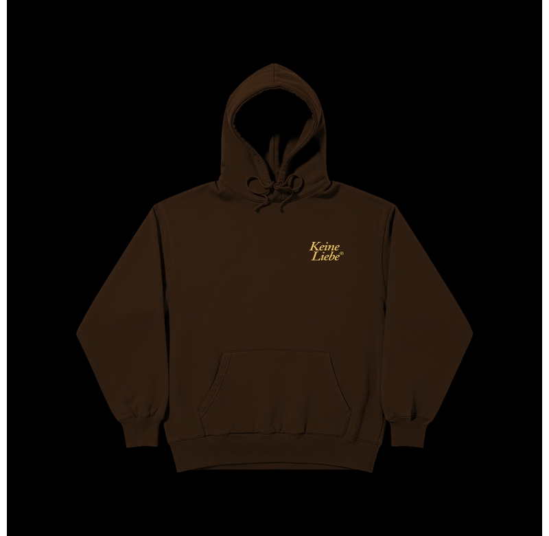 Hoodie Keine Liebe Brown