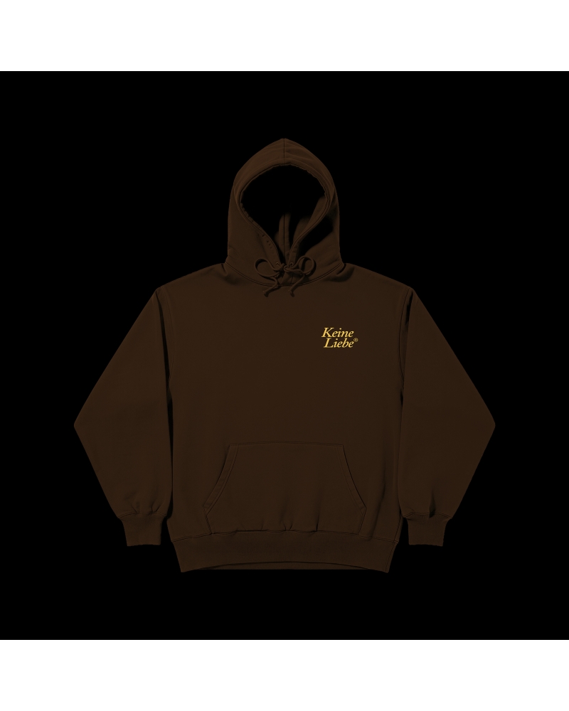 Hoodie Keine Liebe Brown