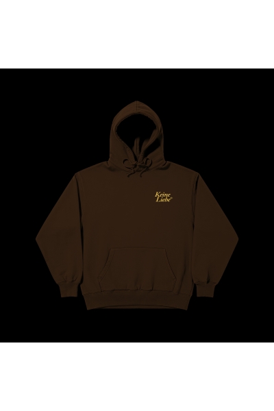 Hoodie Keine Liebe Brown