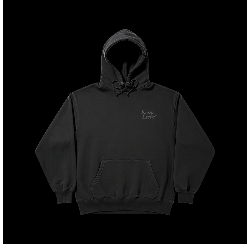 Hoodie Keine Liebe Grey