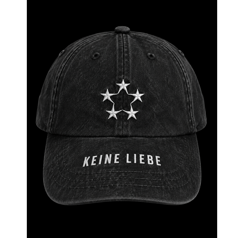Keine Liebe Cap schwarz
