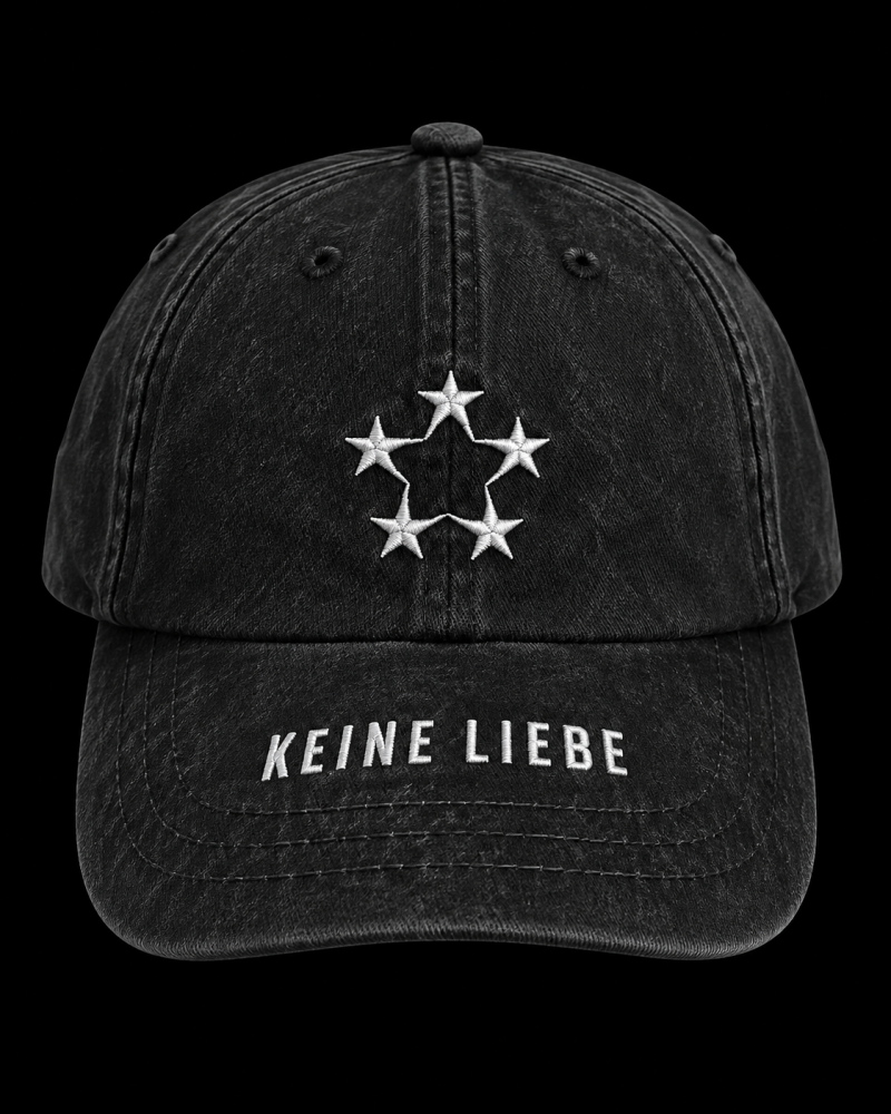 Keine Liebe Cap schwarz